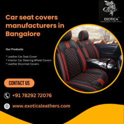 Car seat covers manufacturers in