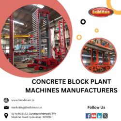 Concrete Block Plant Machines Manufacturers