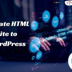 migrate html site to wordpress