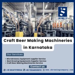 Craft Beer Making Machineries in Karnataka_httpswww.sbrewingcompany.com