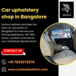 Car upholstery shop in Bangalore