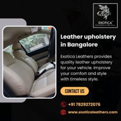 Leather upholstery in Bangalore