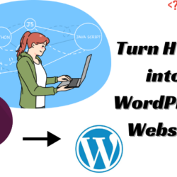 turn html into wordpress website