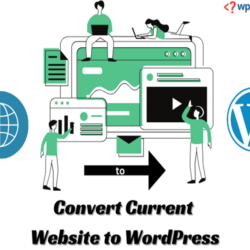 convert current website to wordpress